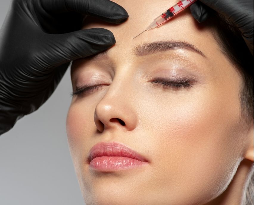 Botox para las arrugas de la frente. Clínica de medicina estética Maestro